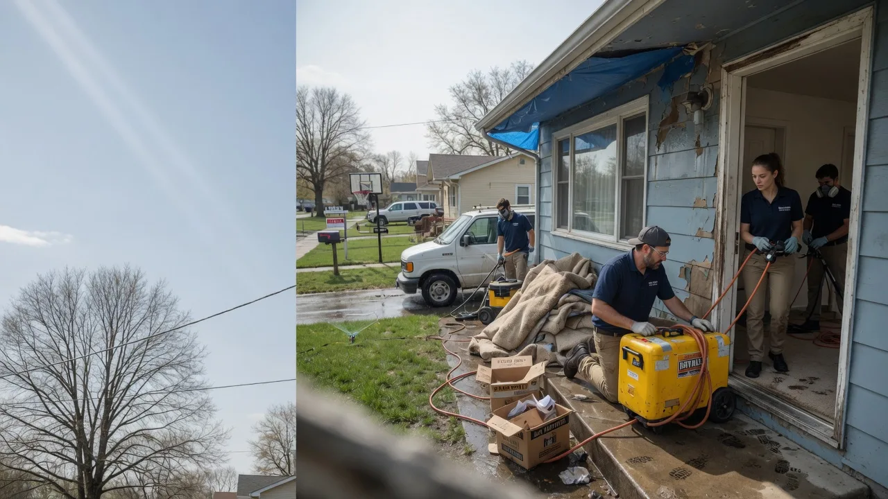 Basement Flood Cleanup in Broomall, PA near me